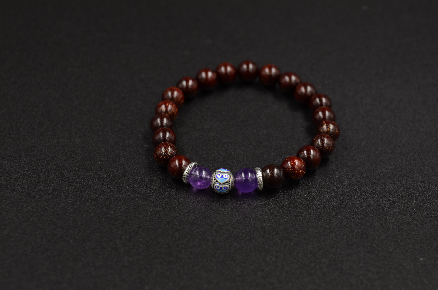 Purple Spirit Sandalwood Ruyi Bracelet