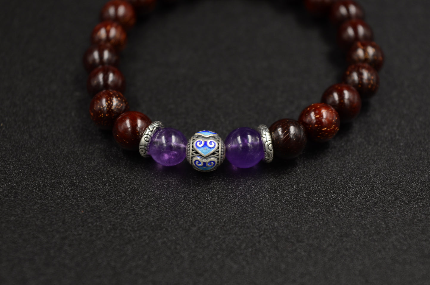 Purple Spirit Sandalwood Ruyi Bracelet