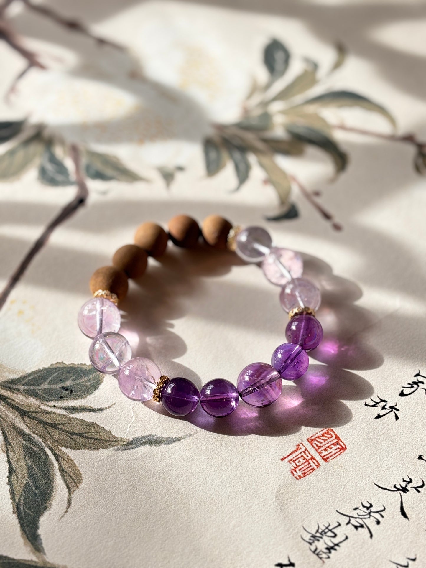 Amethyst Medicinal Incense Bracelet