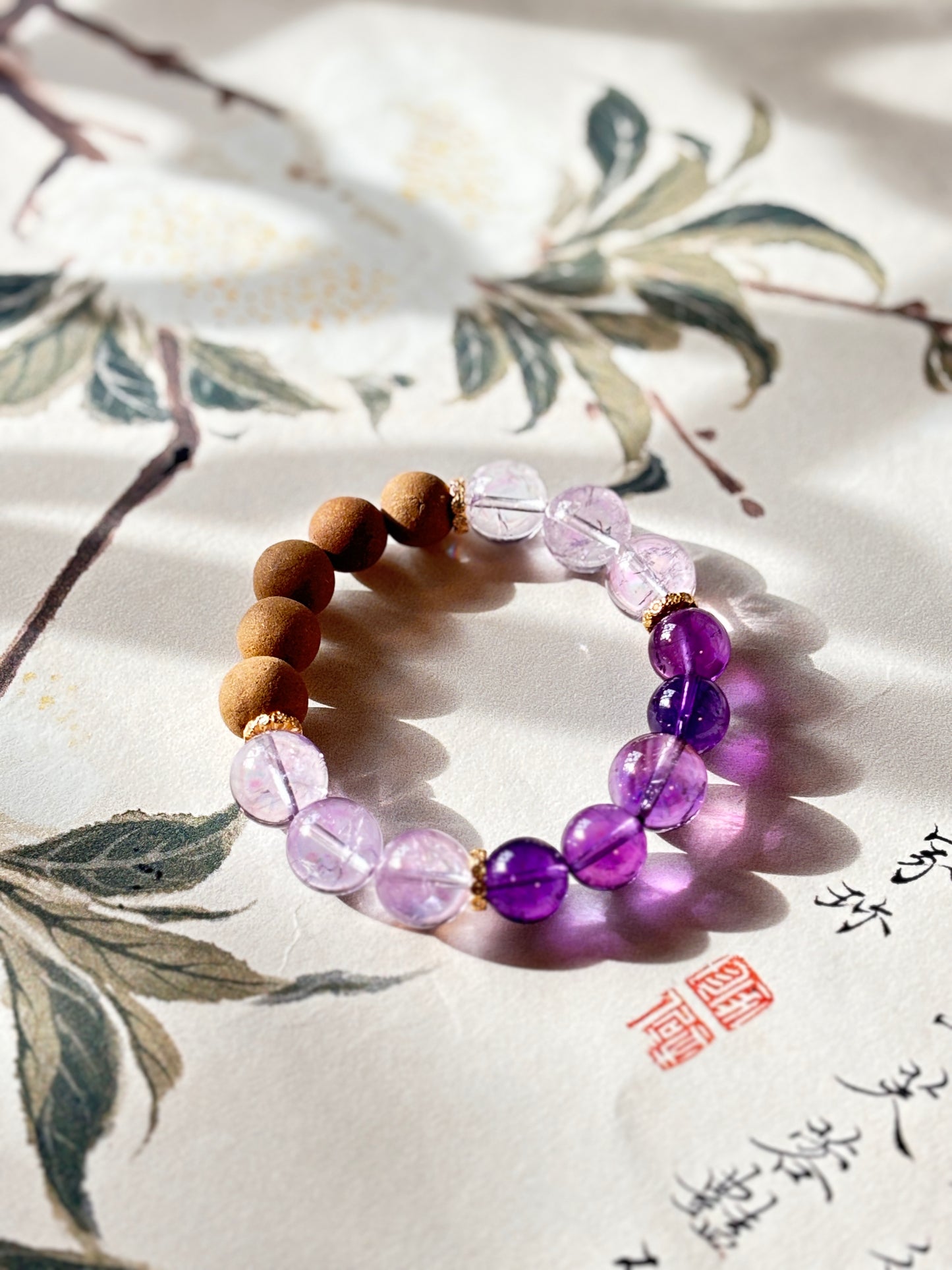 Amethyst Medicinal Incense Bracelet