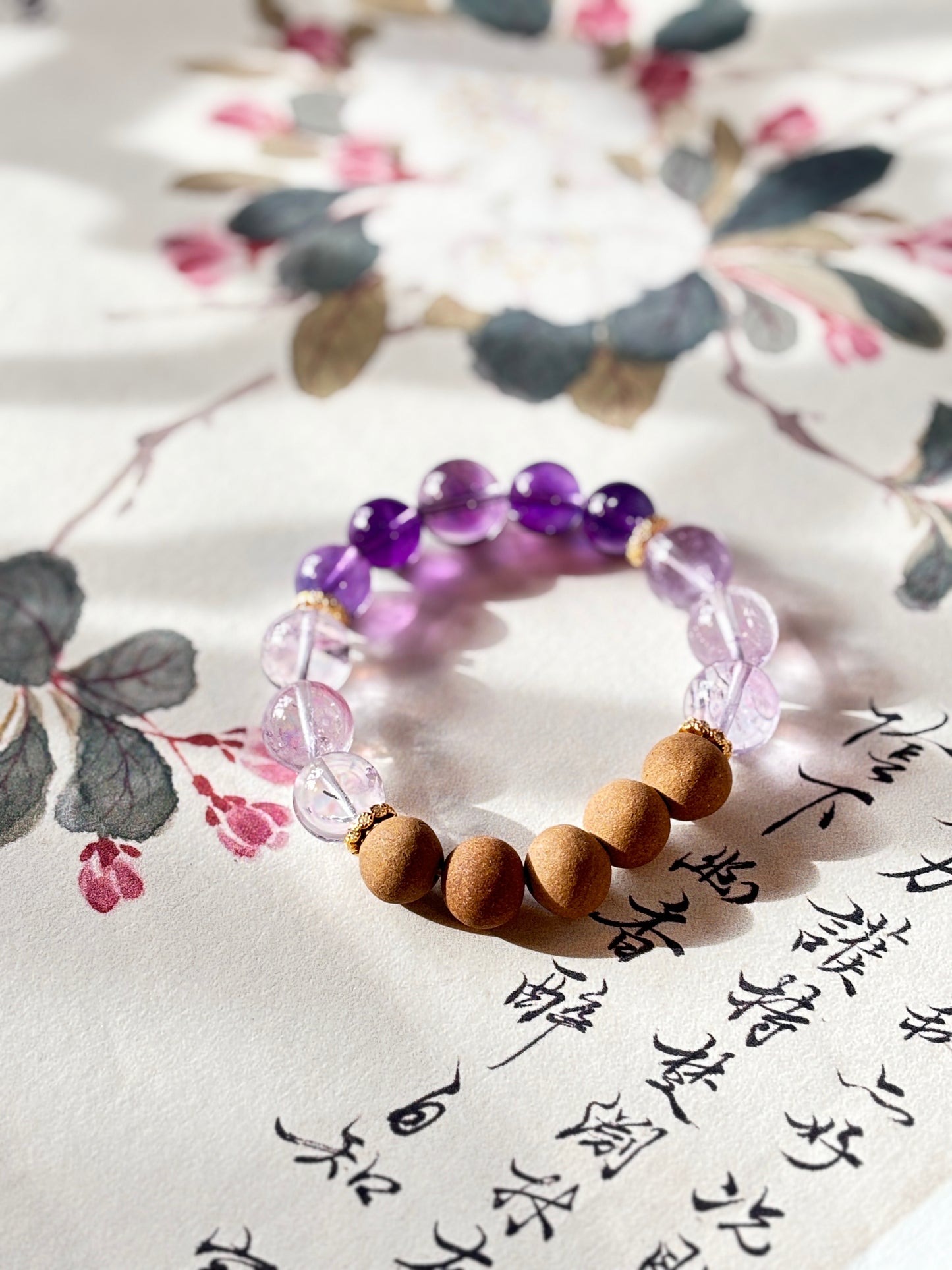 Amethyst Medicinal Incense Bracelet