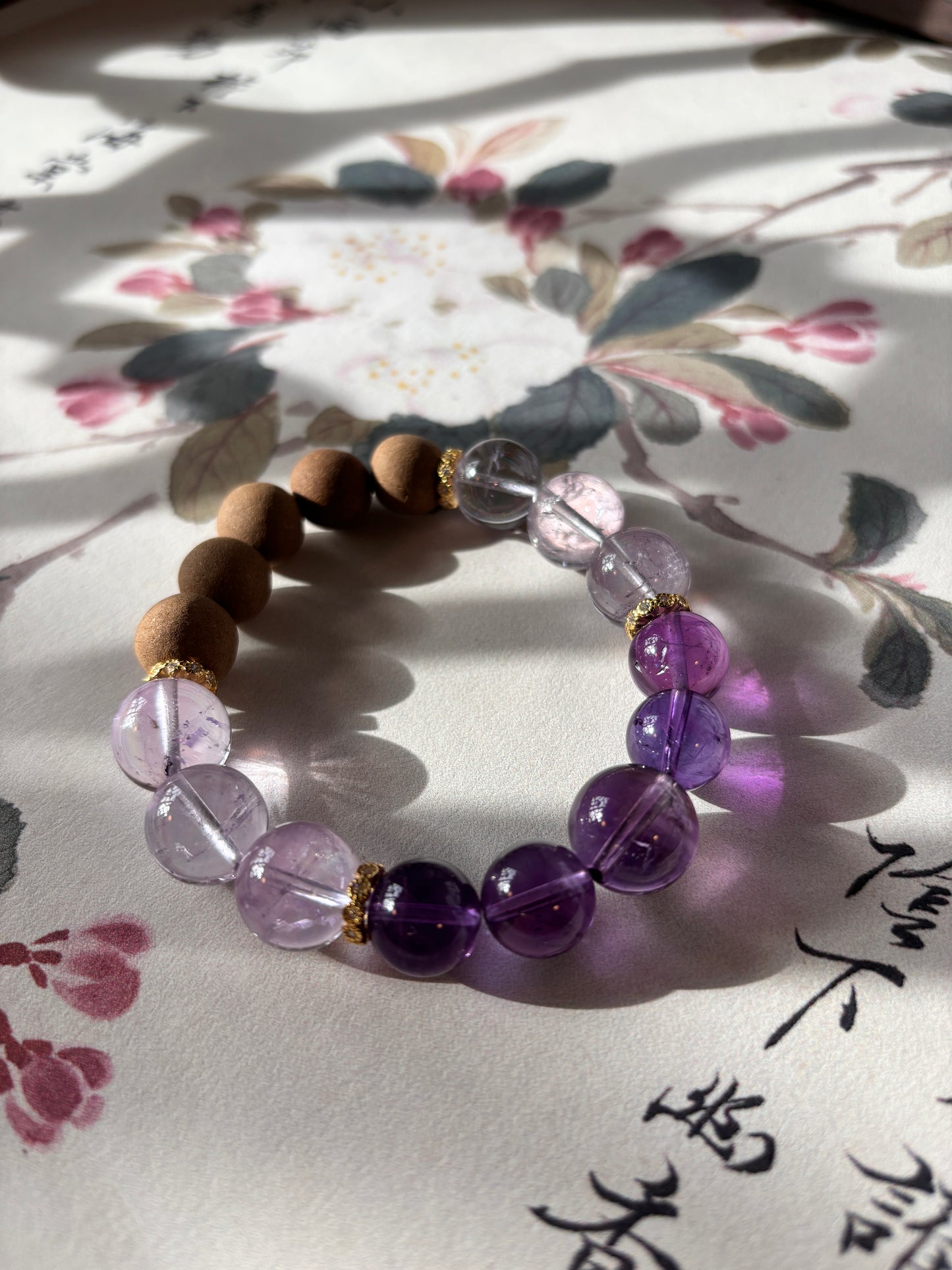 Amethyst Medicinal Incense Bracelet